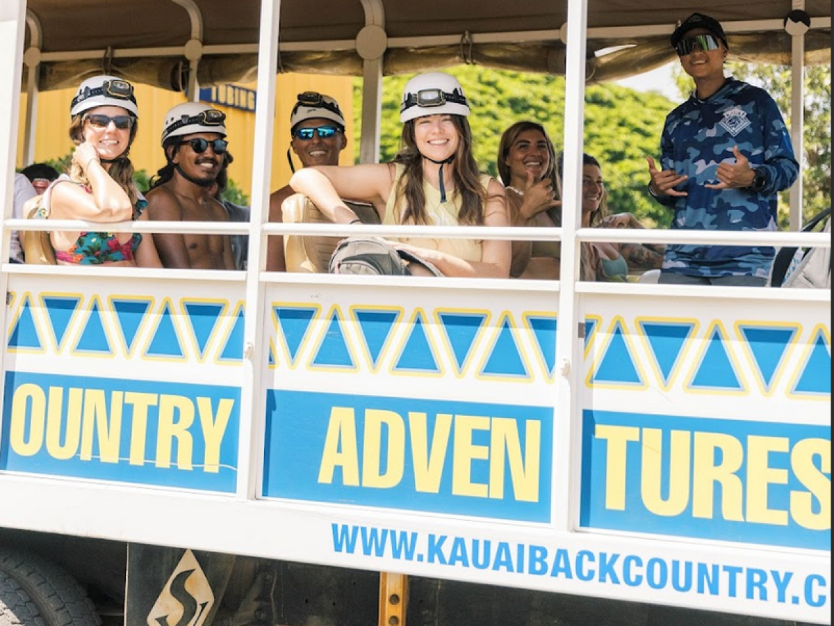 a group of people posing for the camera